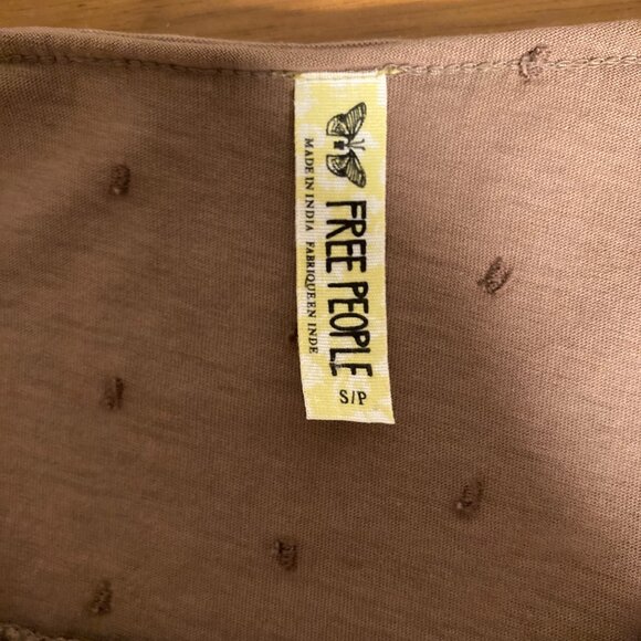 Free People Puff-sleeve Blouse (Small) - Picture 5 of 6